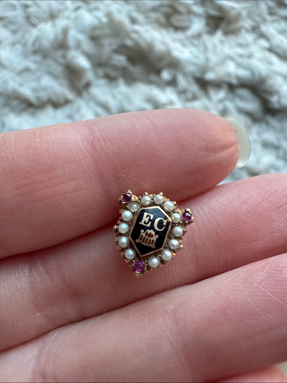 14K Rose Gold Scholastic Pin